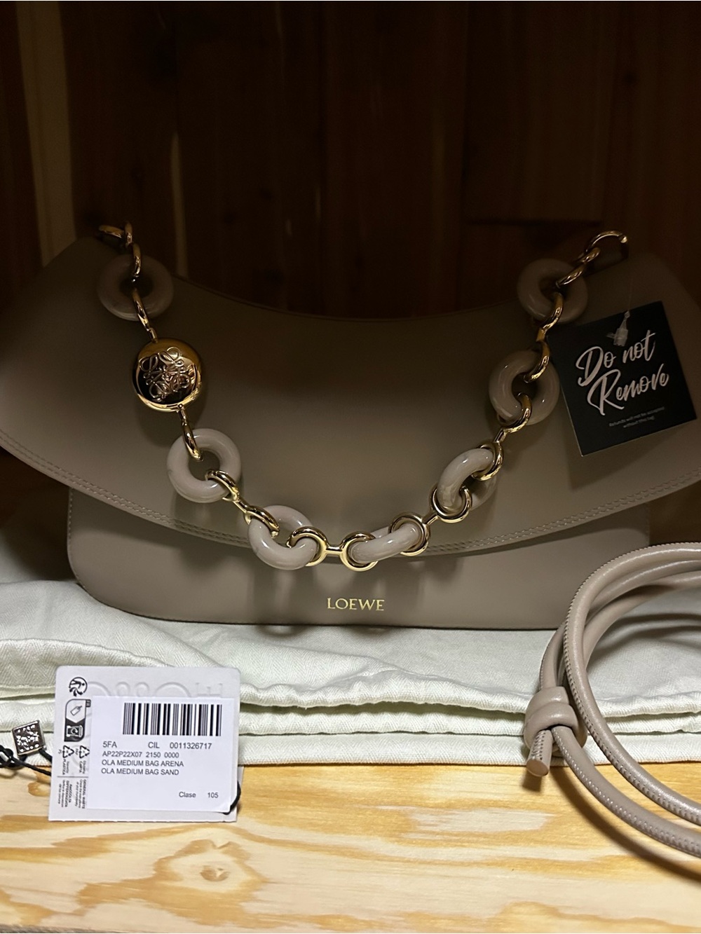 Loewe Medium Ola bag in smooth calfskin